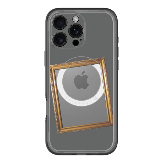 スリムプロテクションプレミアムケース with MagSafe［ Photo Frame - Gray ］