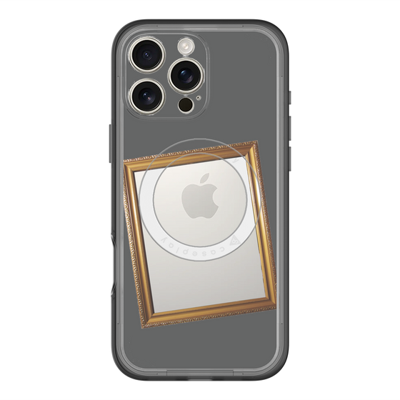 スリムプロテクションプレミアムケース with MagSafe［ Photo Frame - Gray ］
