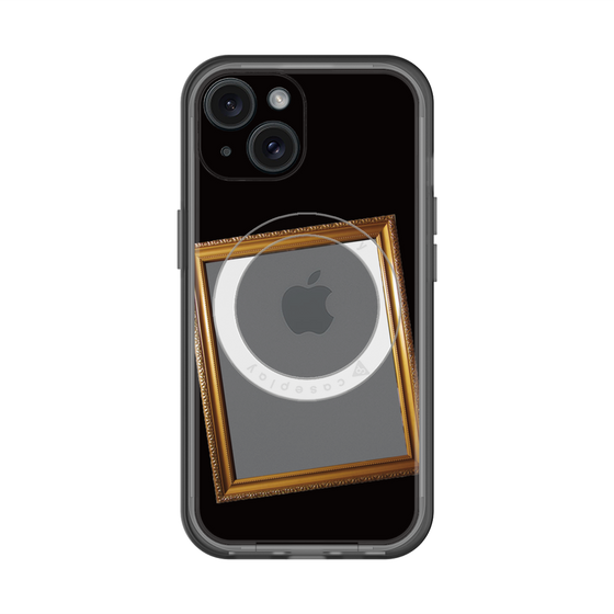 スリムプロテクションプレミアムケース with MagSafe［ Photo Frame - Black ］