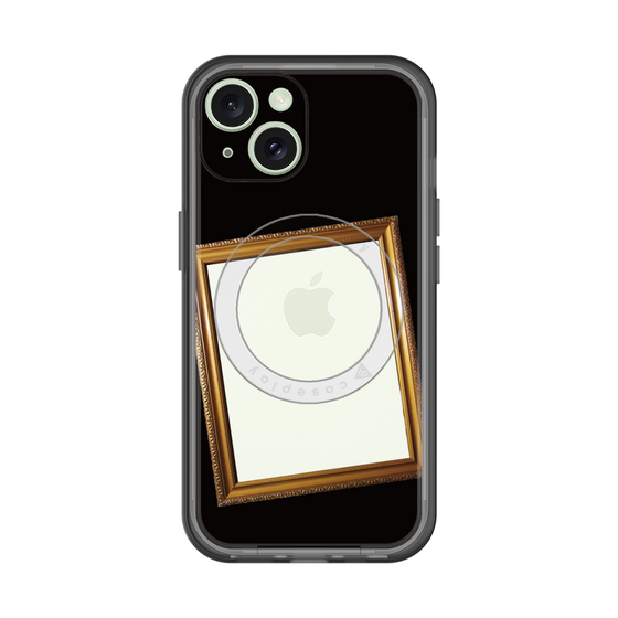 スリムプロテクションプレミアムケース with MagSafe［ Photo Frame - Black ］
