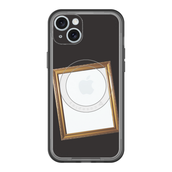 スリムプロテクションプレミアムケース with MagSafe［ Photo Frame - Black ］