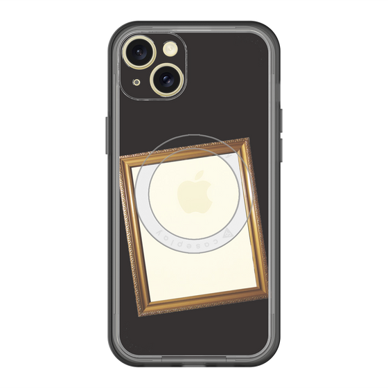 スリムプロテクションプレミアムケース with MagSafe［ Photo Frame - Black ］