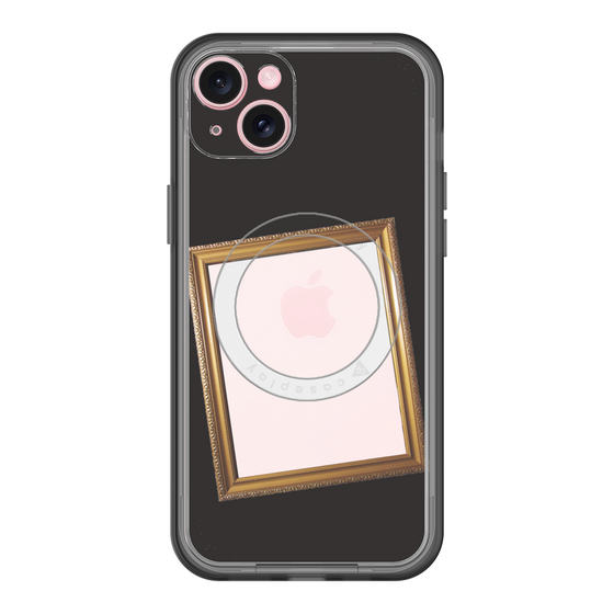スリムプロテクションプレミアムケース with MagSafe［ Photo Frame - Black ］