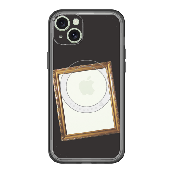 スリムプロテクションプレミアムケース with MagSafe［ Photo Frame - Black ］