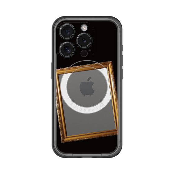 スリムプロテクションプレミアムケース with MagSafe［ Photo Frame - Black ］