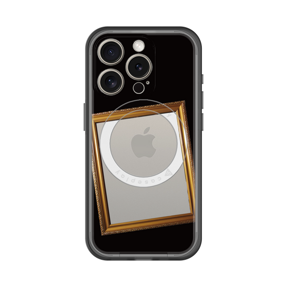 スリムプロテクションプレミアムケース with MagSafe［ Photo Frame - Black ］