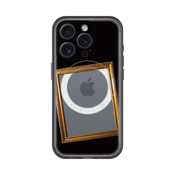 スリムプロテクションプレミアムケース with MagSafe［ Photo Frame - Black ］