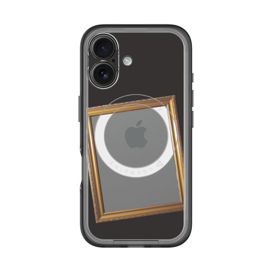 スリムプロテクションプレミアムケース with MagSafe［ Photo Frame - Black ］
