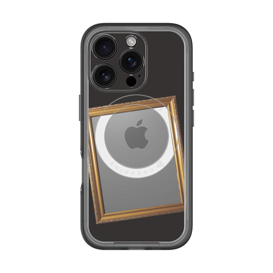スリムプロテクションプレミアムケース with MagSafe［ Photo Frame - Black ］