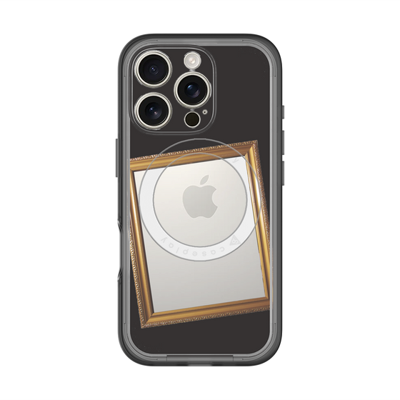 スリムプロテクションプレミアムケース with MagSafe［ Photo Frame - Black ］