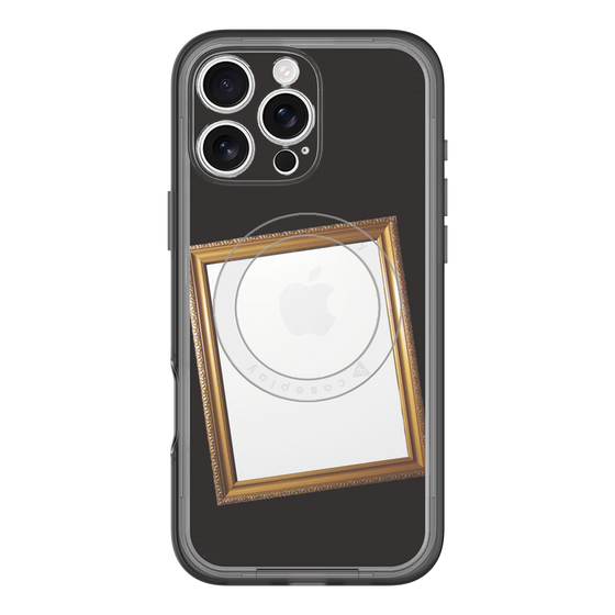 スリムプロテクションプレミアムケース with MagSafe［ Photo Frame - Black ］