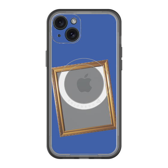 スリムプロテクションプレミアムケース with MagSafe［ Photo Frame - Blue ］