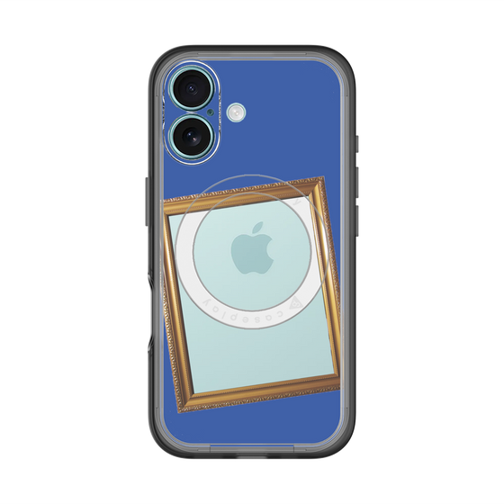 スリムプロテクションプレミアムケース with MagSafe［ Photo Frame - Blue ］