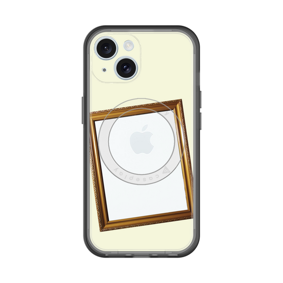 スリムプロテクションプレミアムケース with MagSafe［ Photo Frame - Ivory ］
