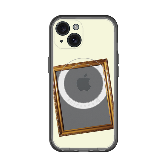 スリムプロテクションプレミアムケース with MagSafe［ Photo Frame - Ivory ］