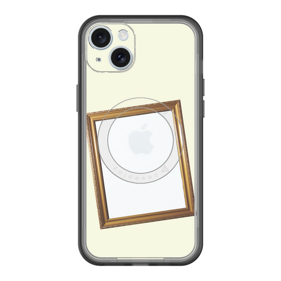 スリムプロテクションプレミアムケース with MagSafe［ Photo Frame - Ivory ］