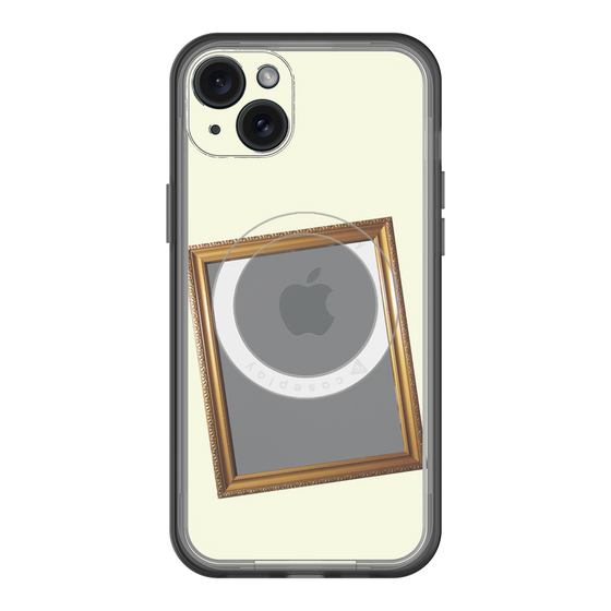 スリムプロテクションプレミアムケース with MagSafe［ Photo Frame - Ivory ］