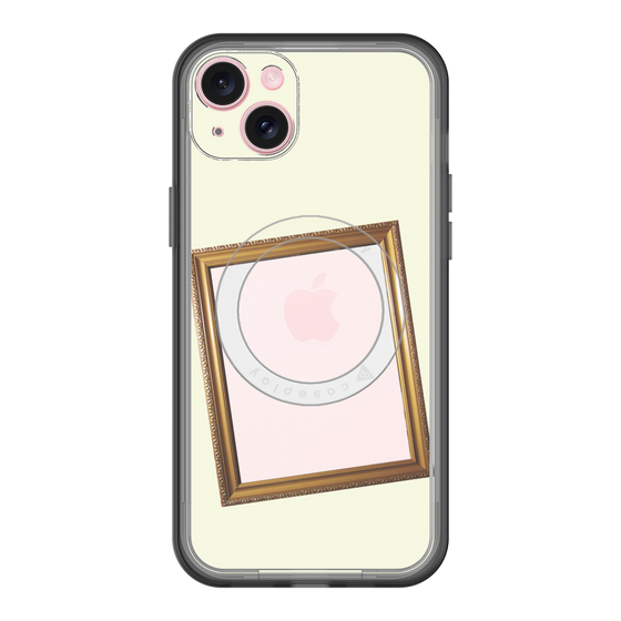 スリムプロテクションプレミアムケース with MagSafe［ Photo Frame - Ivory ］
