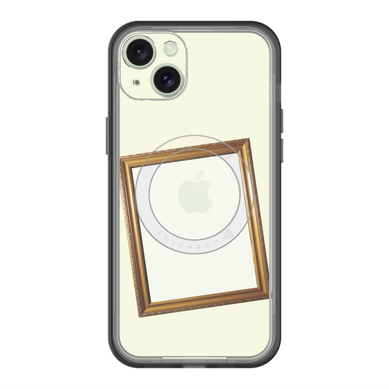 スリムプロテクションプレミアムケース with MagSafe［ Photo Frame - Ivory ］