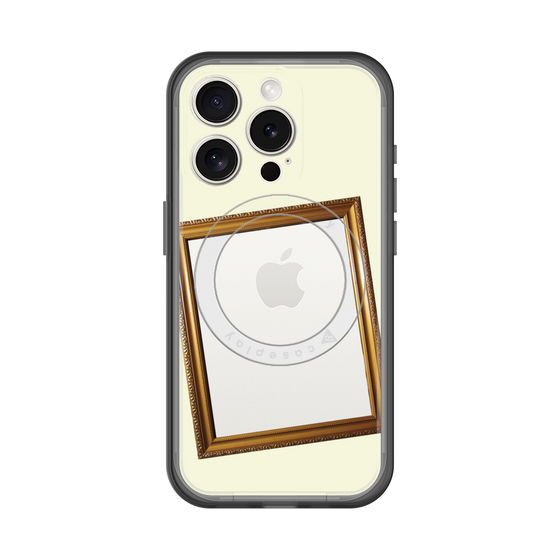 スリムプロテクションプレミアムケース with MagSafe［ Photo Frame - Ivory ］