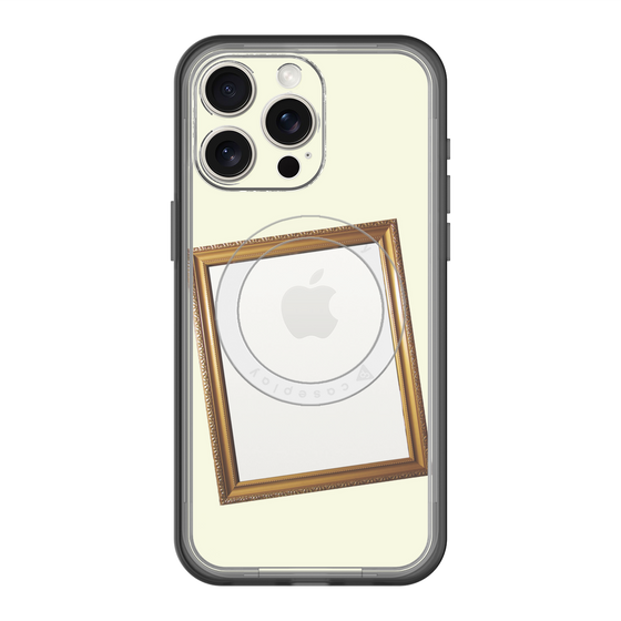 スリムプロテクションプレミアムケース with MagSafe［ Photo Frame - Ivory ］