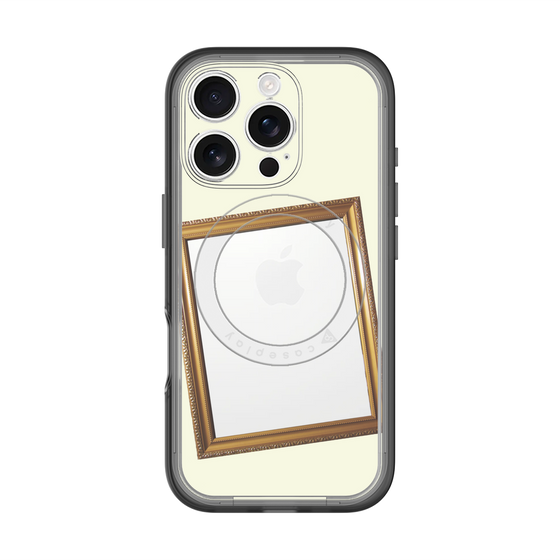 スリムプロテクションプレミアムケース with MagSafe［ Photo Frame - Ivory ］