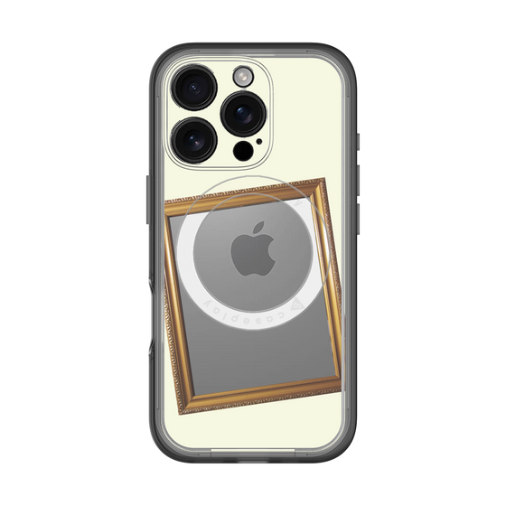 スリムプロテクションプレミアムケース with MagSafe［ Photo Frame - Ivory ］