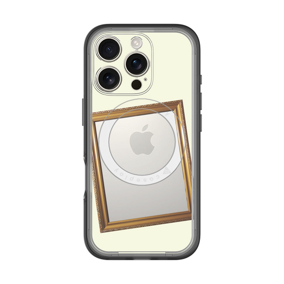 スリムプロテクションプレミアムケース with MagSafe［ Photo Frame - Ivory ］
