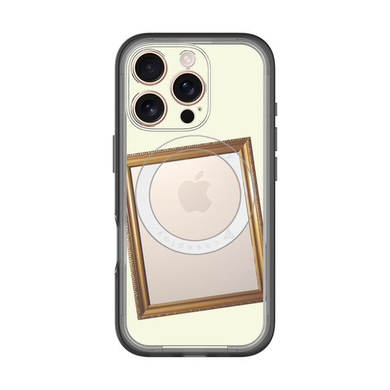 スリムプロテクションプレミアムケース with MagSafe［ Photo Frame - Ivory ］