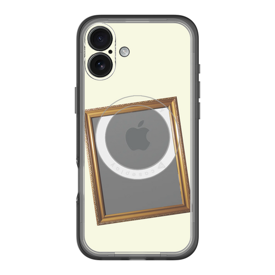スリムプロテクションプレミアムケース with MagSafe［ Photo Frame - Ivory ］