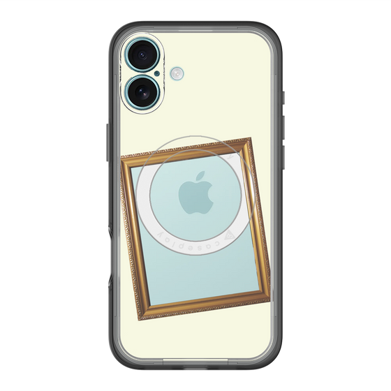 スリムプロテクションプレミアムケース with MagSafe［ Photo Frame - Ivory ］