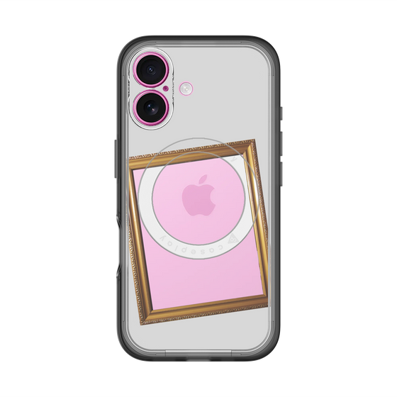 スリムプロテクションプレミアムケース with MagSafe［ Photo Frame - Light Gray ］