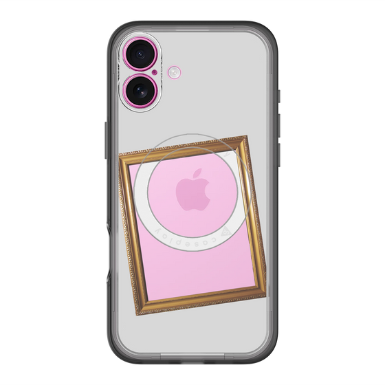 スリムプロテクションプレミアムケース with MagSafe［ Photo Frame - Light Gray ］