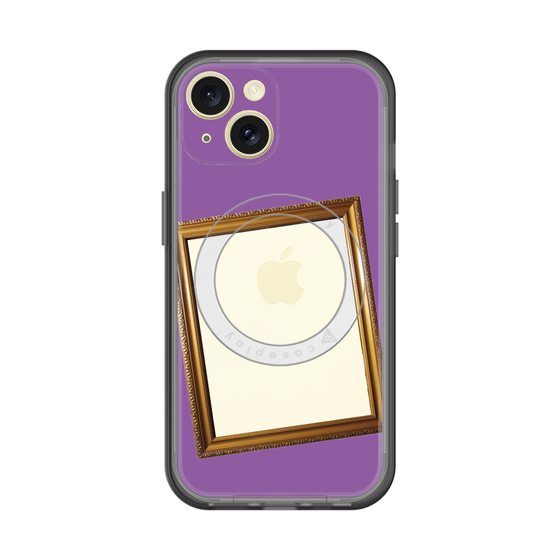 スリムプロテクションプレミアムケース with MagSafe［ Photo Frame - Purple ］