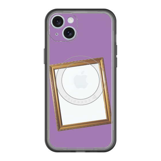 スリムプロテクションプレミアムケース with MagSafe［ Photo Frame - Purple ］