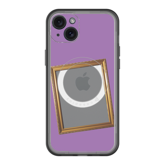 スリムプロテクションプレミアムケース with MagSafe［ Photo Frame - Purple ］