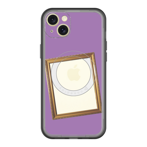 スリムプロテクションプレミアムケース with MagSafe［ Photo Frame - Purple ］