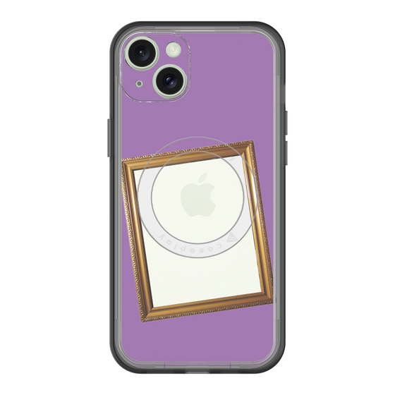スリムプロテクションプレミアムケース with MagSafe［ Photo Frame - Purple ］
