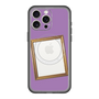 スリムプロテクションプレミアムケース with MagSafe［ Photo Frame - Purple ］
