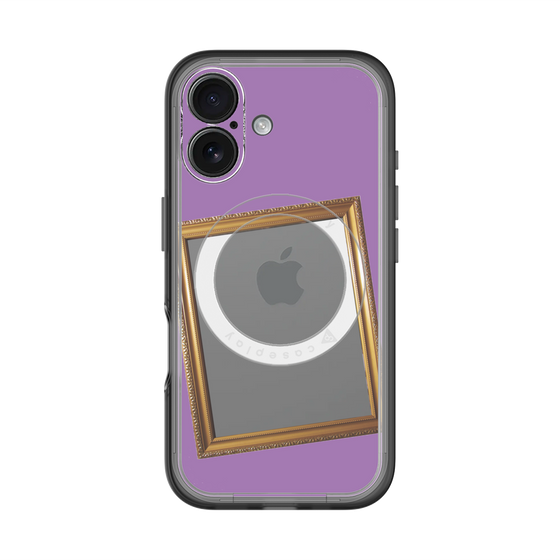 スリムプロテクションプレミアムケース with MagSafe［ Photo Frame - Purple ］