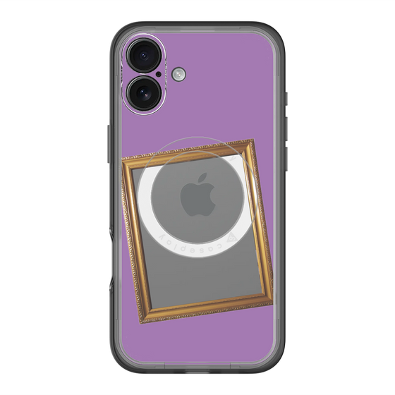 スリムプロテクションプレミアムケース with MagSafe［ Photo Frame - Purple ］