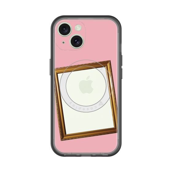 スリムプロテクションプレミアムケース with MagSafe［ Photo Frame - Pink ］