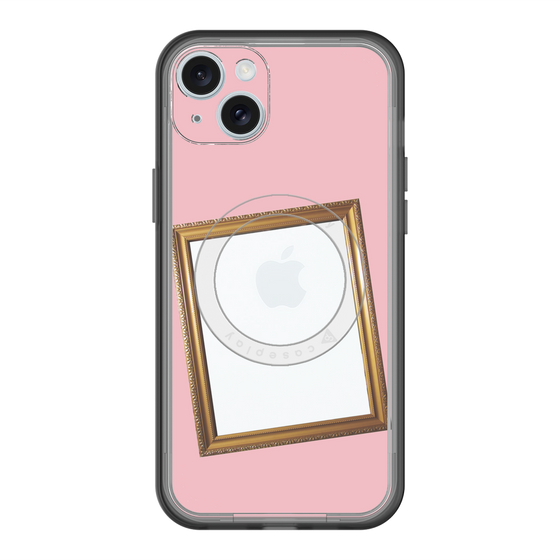 スリムプロテクションプレミアムケース with MagSafe［ Photo Frame - Pink ］