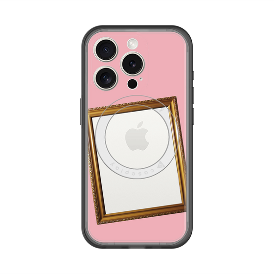 スリムプロテクションプレミアムケース with MagSafe［ Photo Frame - Pink ］