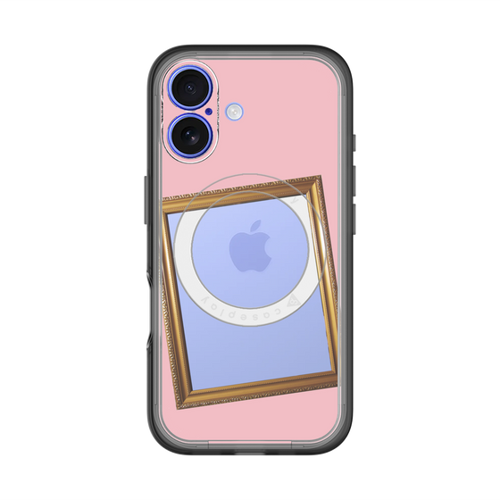 スリムプロテクションプレミアムケース with MagSafe［ Photo Frame - Pink ］
