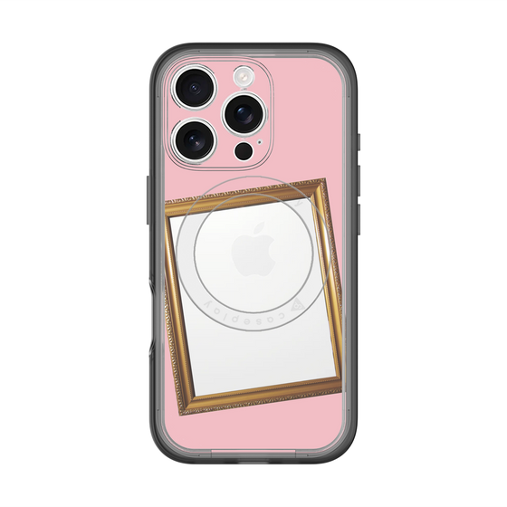 スリムプロテクションプレミアムケース with MagSafe［ Photo Frame - Pink ］