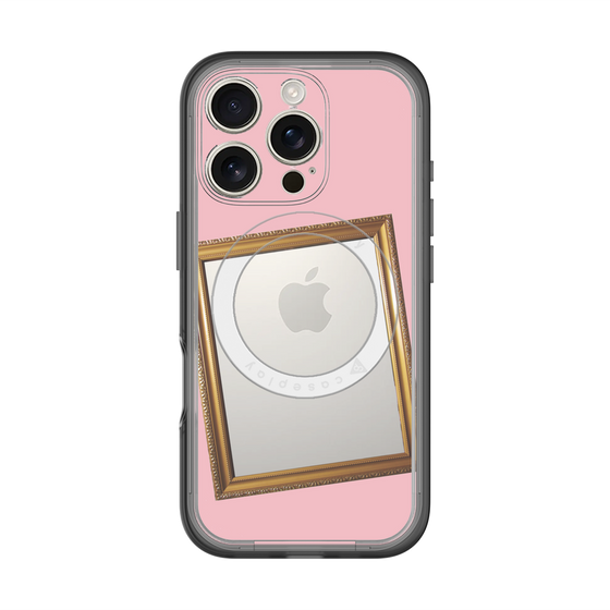 スリムプロテクションプレミアムケース with MagSafe［ Photo Frame - Pink ］