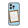 スリムプロテクションプレミアムケース with MagSafe［ Photo Frame - Light Blue ］