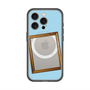 スリムプロテクションプレミアムケース with MagSafe［ Photo Frame - Light Blue ］