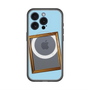 スリムプロテクションプレミアムケース with MagSafe［ Photo Frame - Light Blue ］